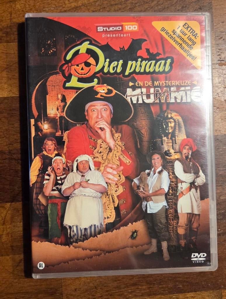 Piet Piraat en de Mysterieuze Mummy  - Dvd, Alle leeftijden, Ophalen of Verzenden, Zo goed als nieuw