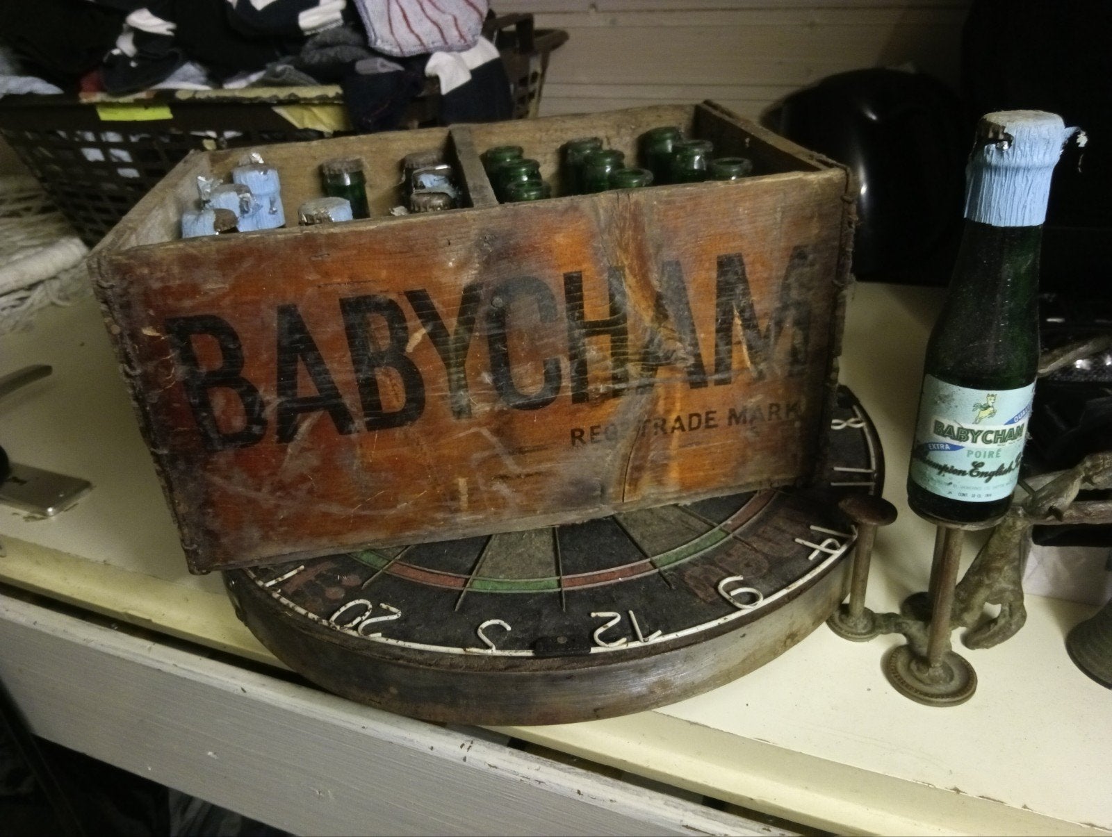 bake babycham full 6 bouteilles vides 6 pleines, Enlèvement