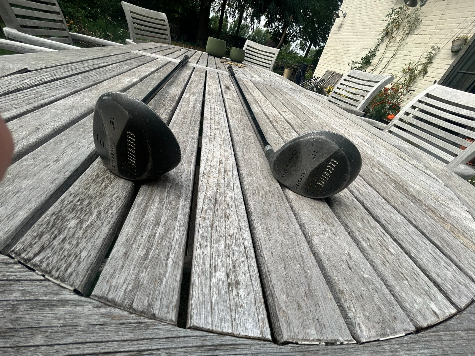 Golfclubs | Driver + 3 Wood/ Houten 3, Sports & Fitness, Golf, Enlèvement, Utilisé, Club, Autres marques