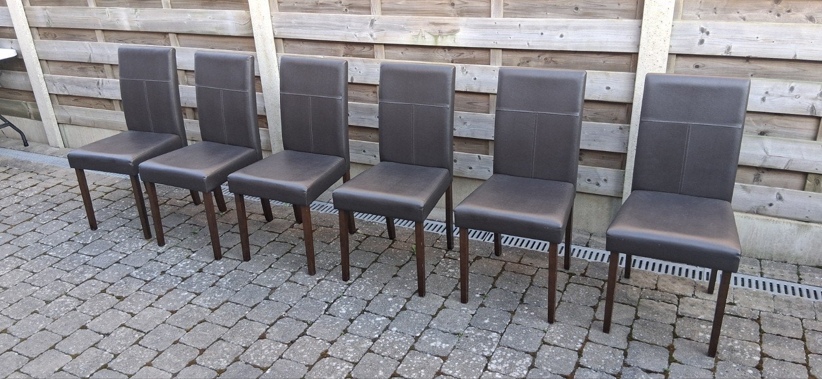 6 eetkamerstoelen, Huis en Inrichting, Stoelen, Ophalen