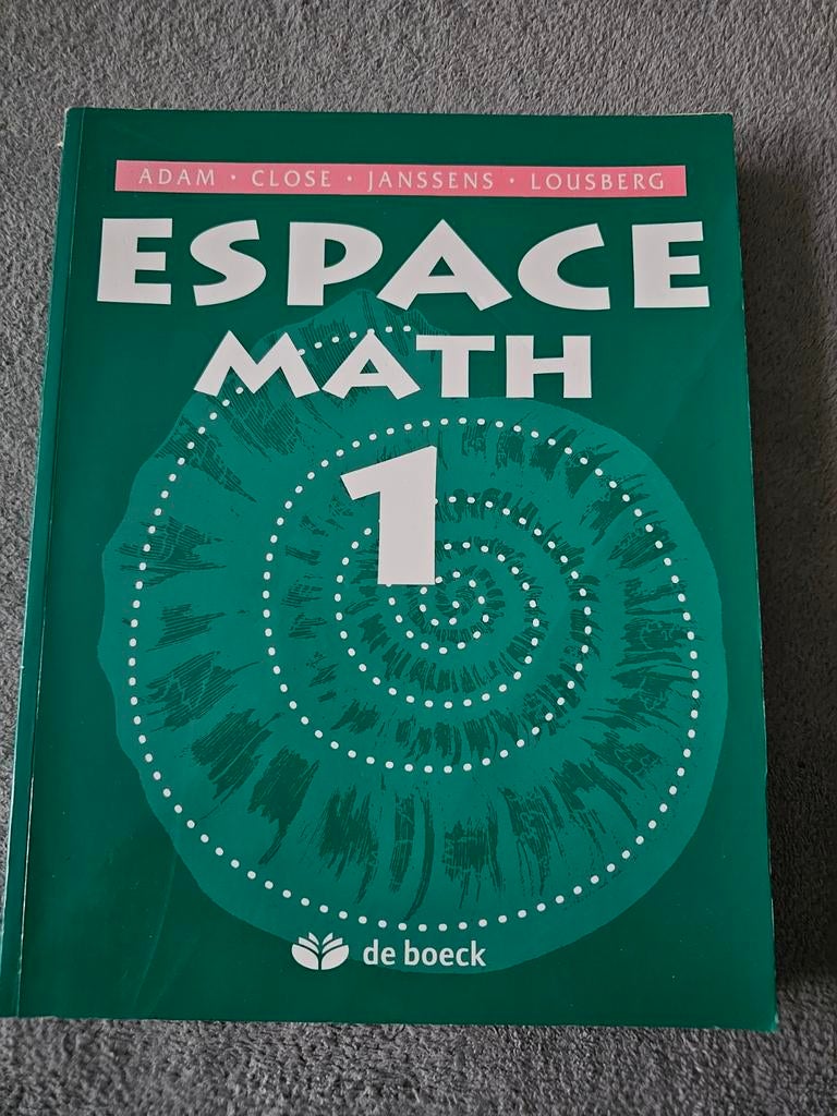 Espace math 1, Enlèvement