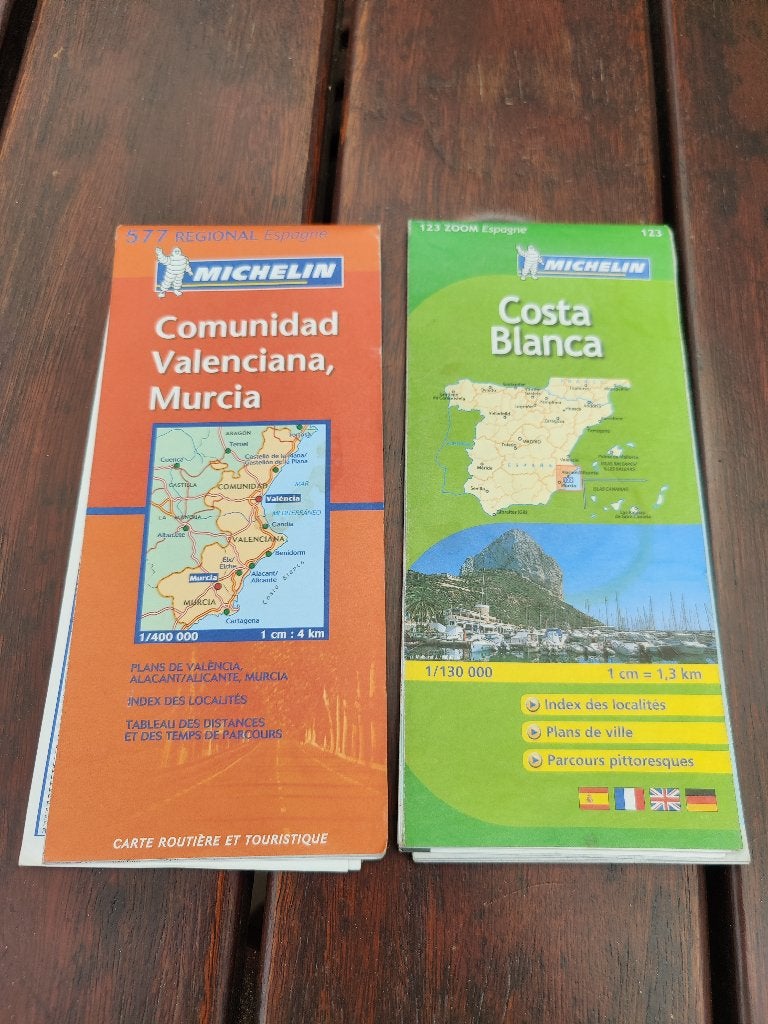 wegenkaarten Spanje/Costa Blanca, Boeken, Ophalen of Verzenden, Michelin