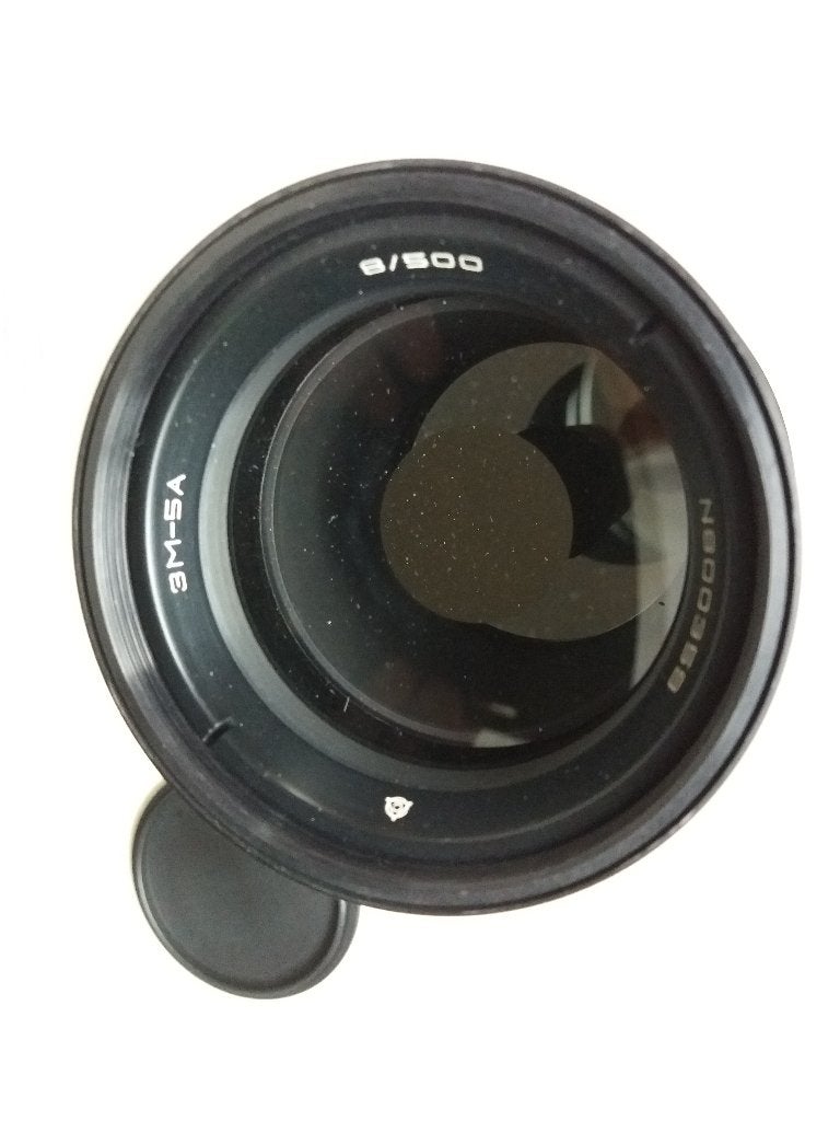 500mm f/8-lens gemaakt in de USSR, Ophalen, Gebruikt