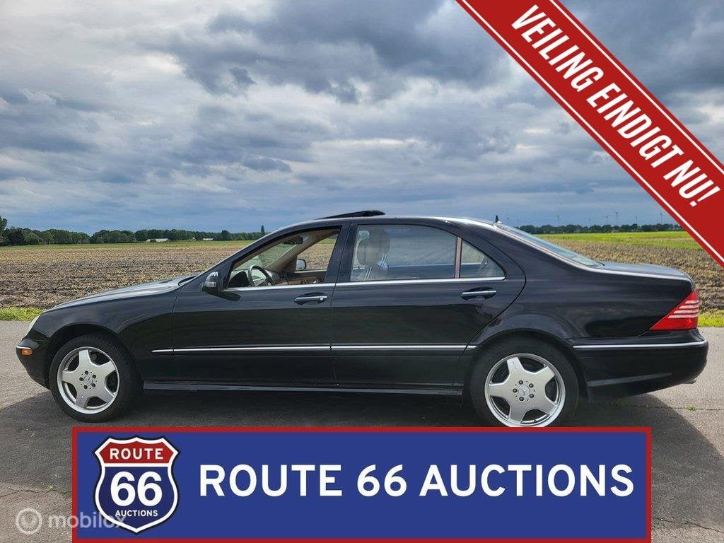 Mercedes-Benz S 55 AMG | 2002 | Route 66 Auctions, Autos, Mercedes-Benz, Achat, Entreprise, Boîte manuelle, Autre carrosserie