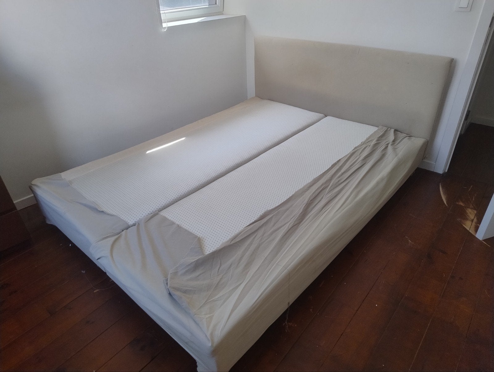 Premium tweepersoonsbed 160x200 – €50 – snel af te halen, Huis en Inrichting, Slaapkamer | Slaapbanken, Ophalen, 200 cm