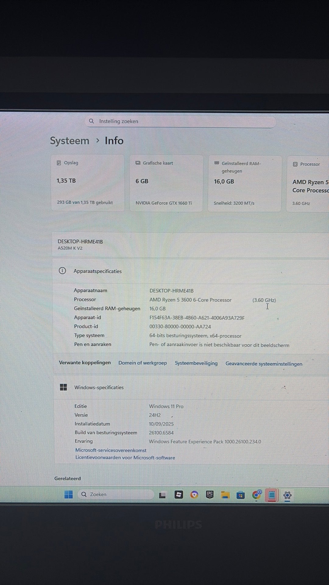 Gaming pc, Computers en Software, Desktop Pc's, Ophalen, Gebruikt, Gaming, SSD