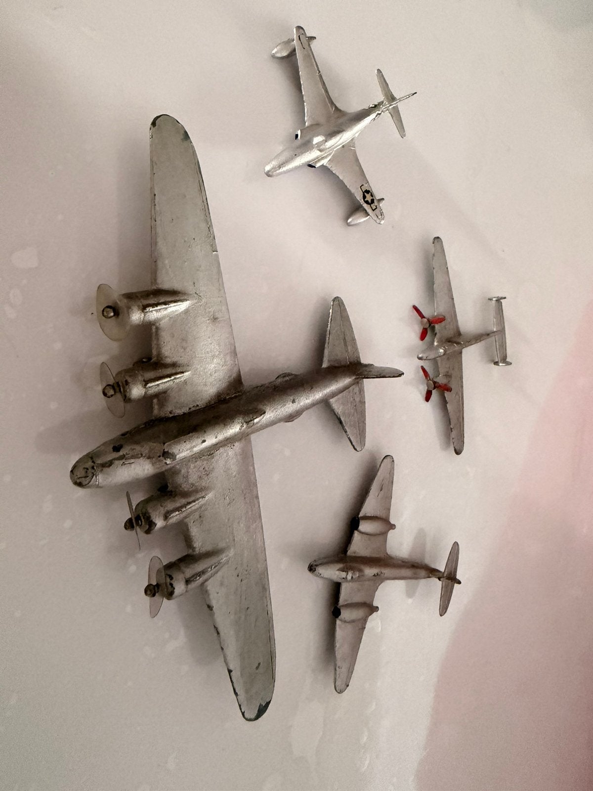Lot retro Dinky Toys vliegtuigen, Enlèvement ou Envoi, Utilisé
