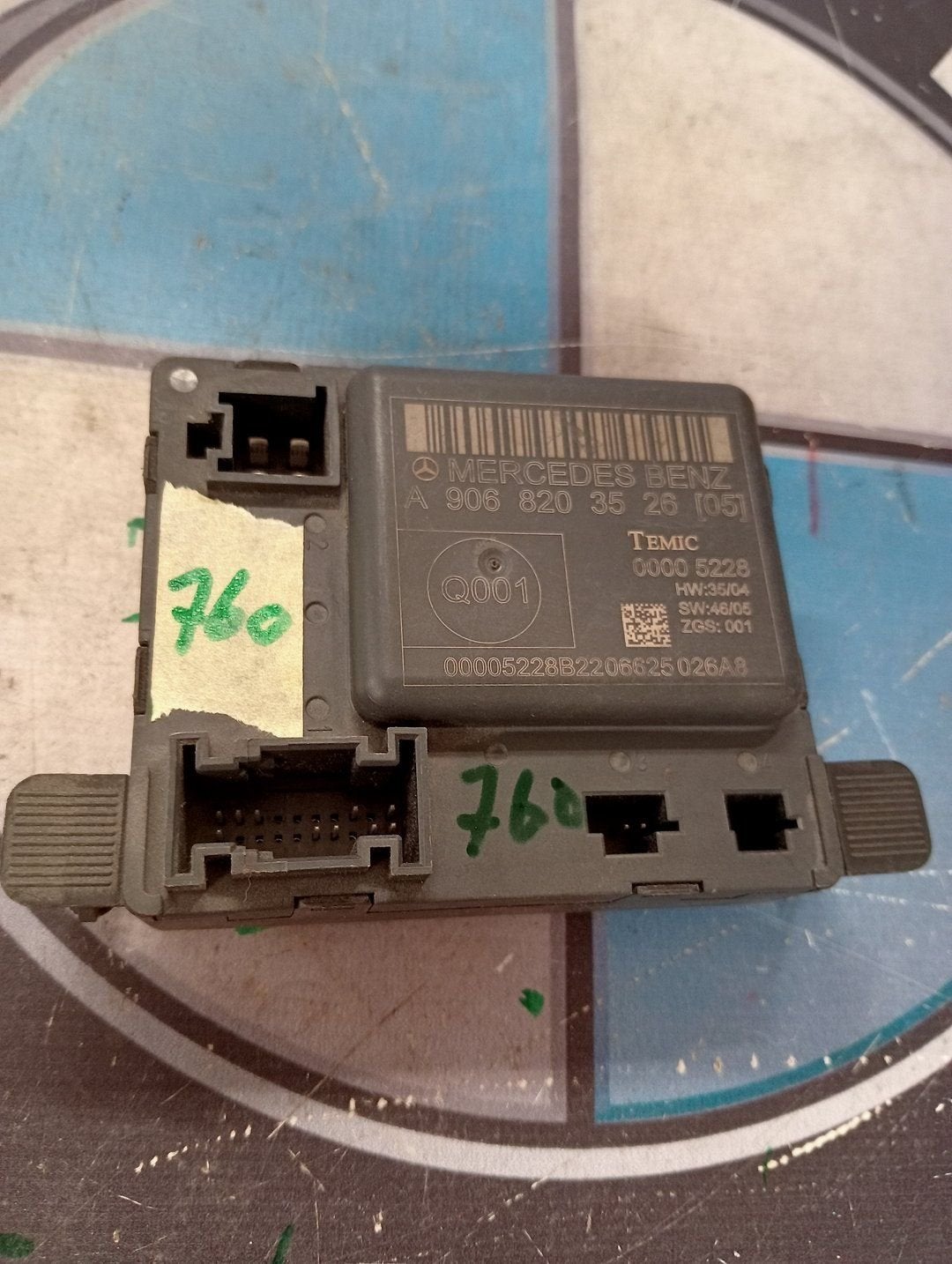 Centrale Deurvergrendelingsmodule Mercedes Sprinter, Utilisé, -, -, Enlèvement ou Envoi