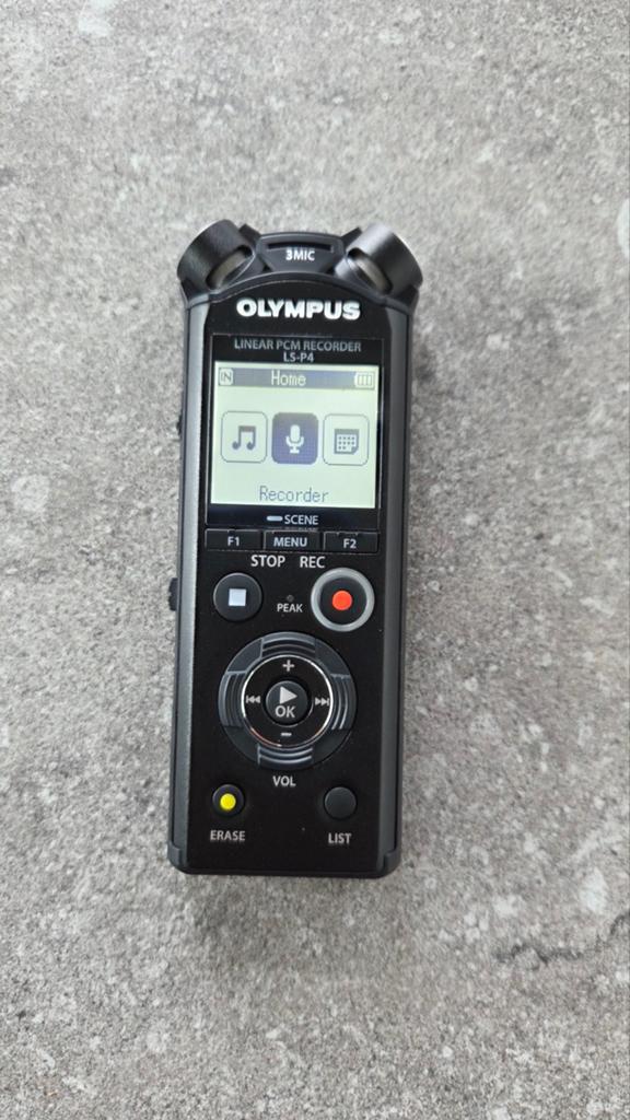 Olympus digitale recorder/ dictafoon LS-P4, Audio, Tv en Foto, Professionele apparaten, Ophalen of Verzenden