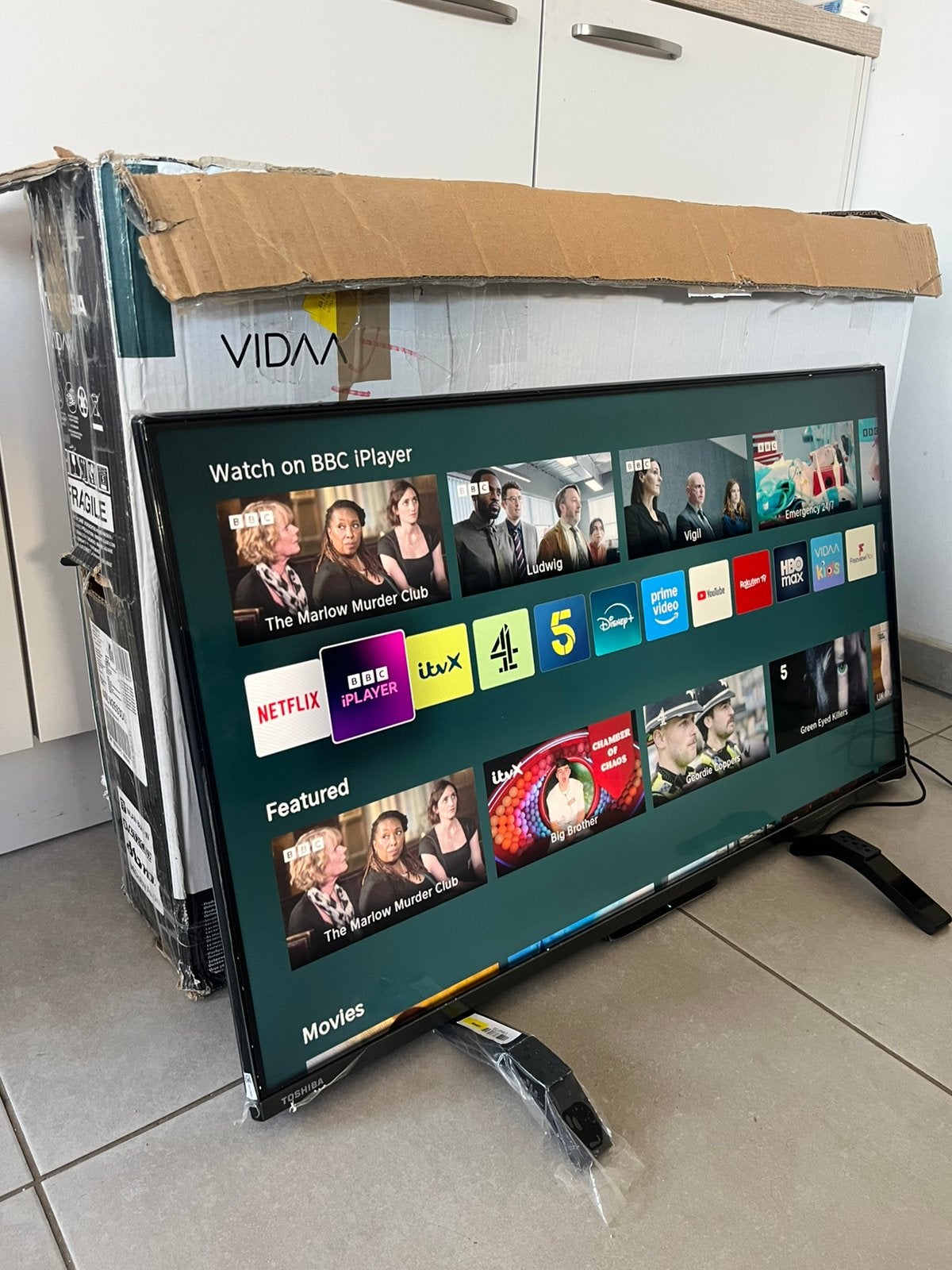 Brand New Toshiba Tv, Audio, Tv en Foto, 50 Hz, Nieuw, Ophalen of Verzenden, 100 cm of meer