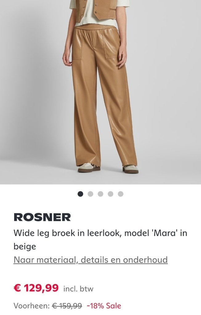 Rorsner pantalon wijde broek Geel Putte Brussel, Kleding | Dames, Broeken en Pantalons, Ophalen of Verzenden, Zo goed als nieuw