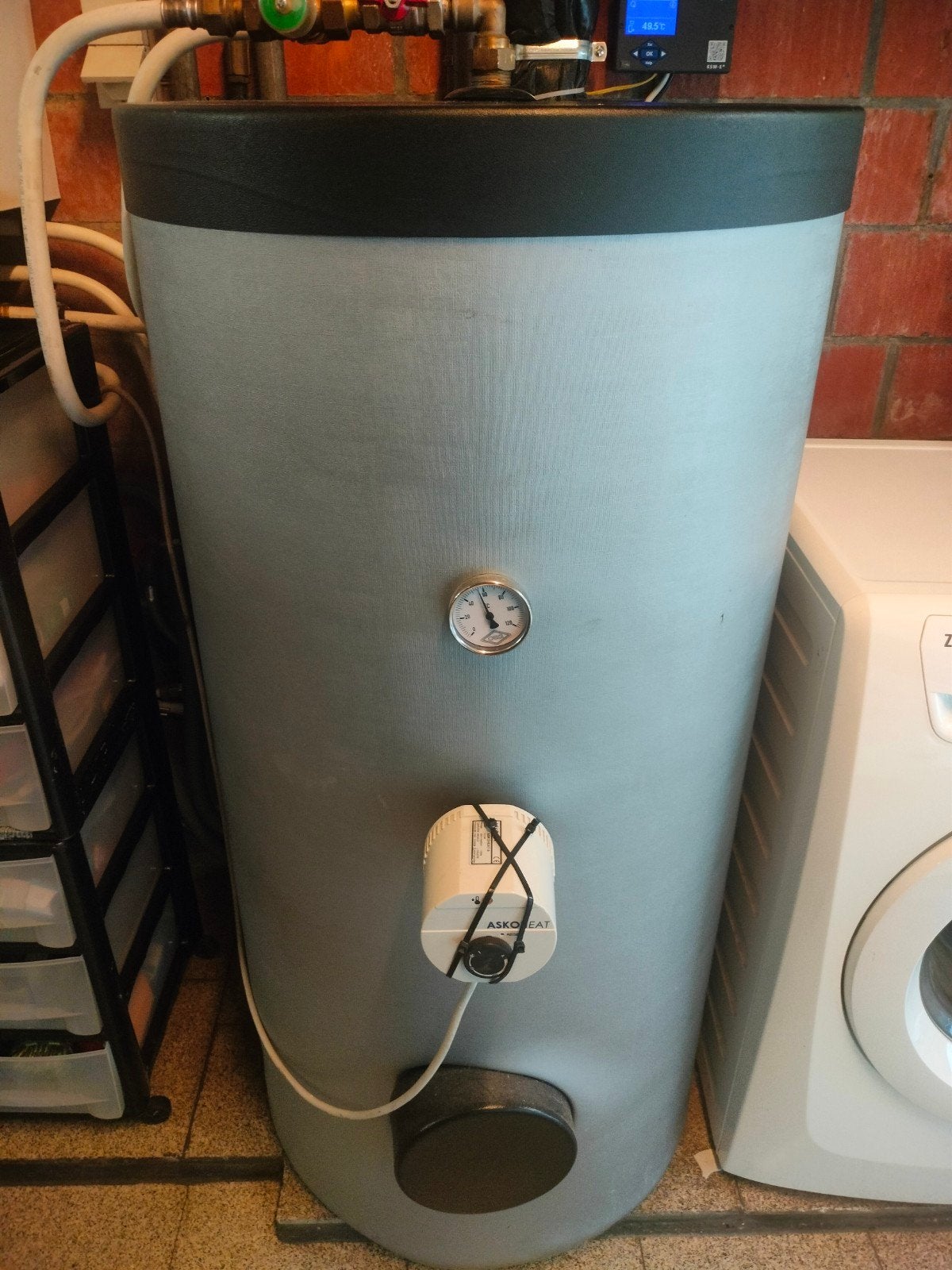 zonneboiler, Boiler, Utilisé, 100 litres ou plus, 6 à 10 ans