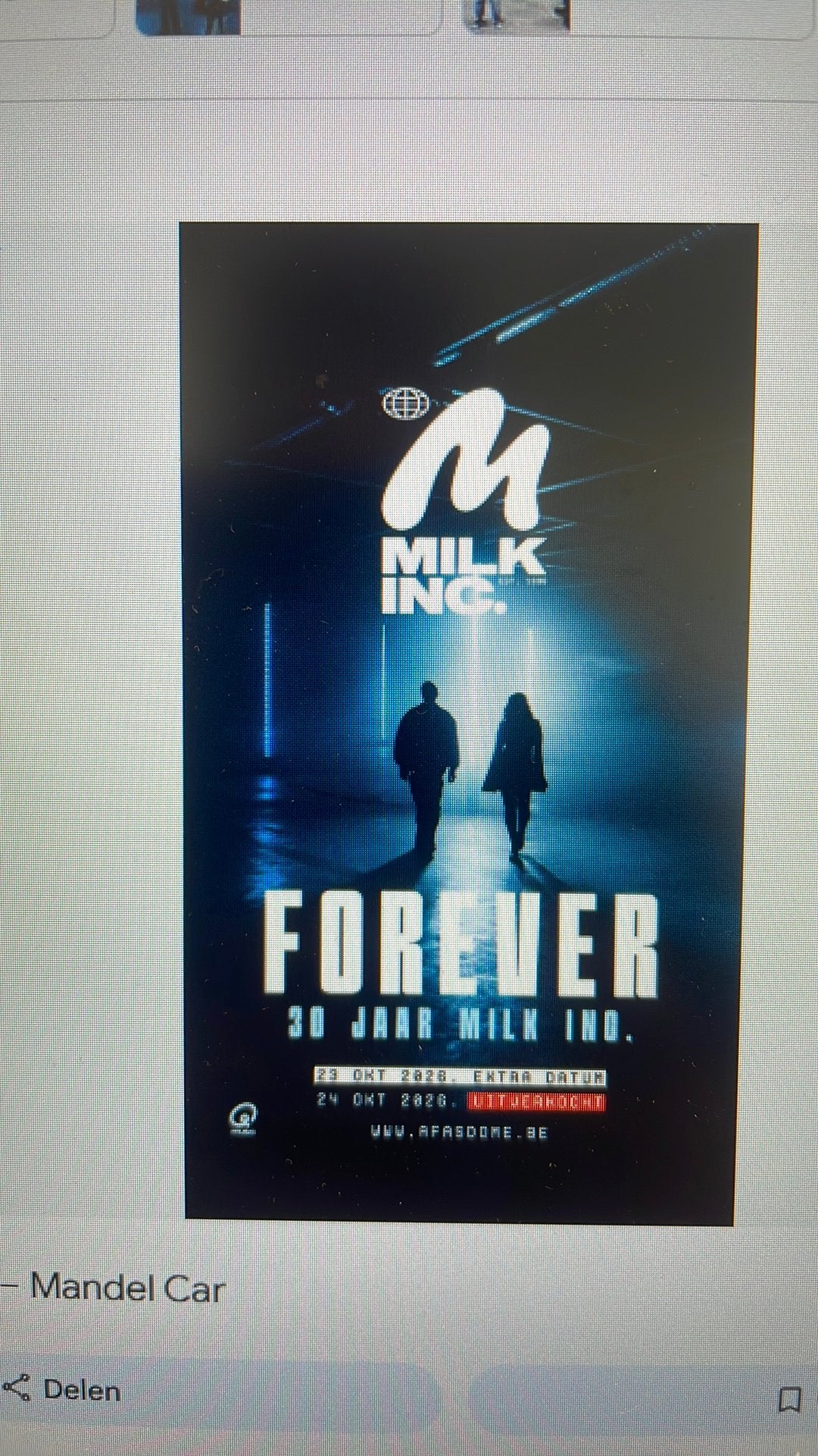 Milk inc 2 staanplaatsen grijs vrijdag 23/10/2026, Tickets en Kaartjes, Twee personen
