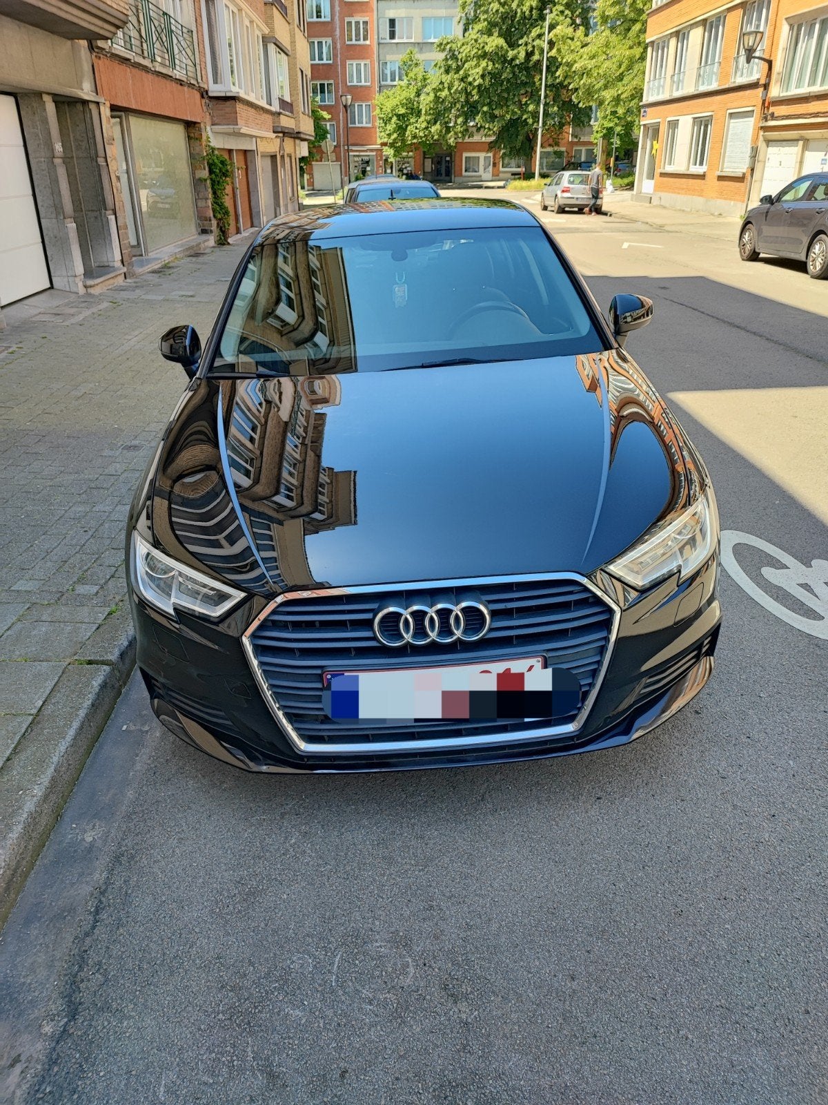 AUDI A3  SPORTBACK 1.6 TDI 124000 KM 2017, Auto's, USB, Diesel, Particulier, Te koop