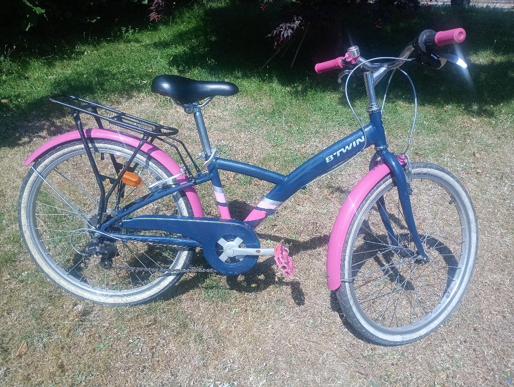 Vélo fille btwin 500 9 - 11 ans -> 24 pouces, Vélos & Vélomoteurs, Vélos | Filles, Enlèvement, BTwin Décathlon, Frein sur jante