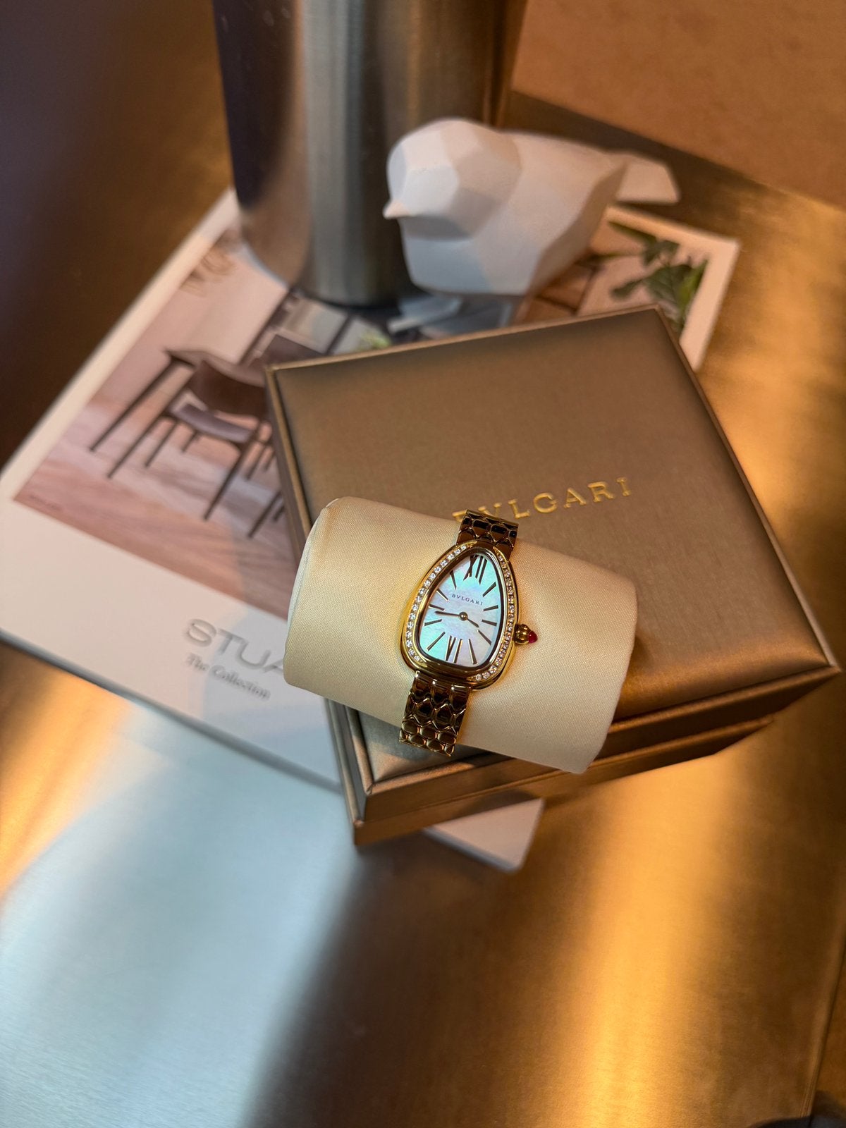 Bulgari horloge, Handtassen en Accessoires, Ophalen, Zo goed als nieuw