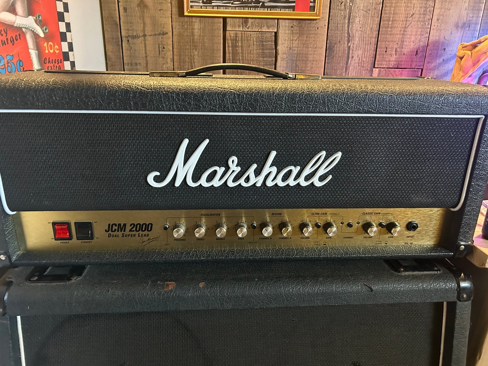 Marshall JCM2000 dual super lead, Muziek en Instrumenten, Versterkers | Bas en Gitaar, Ophalen, Zo goed als nieuw