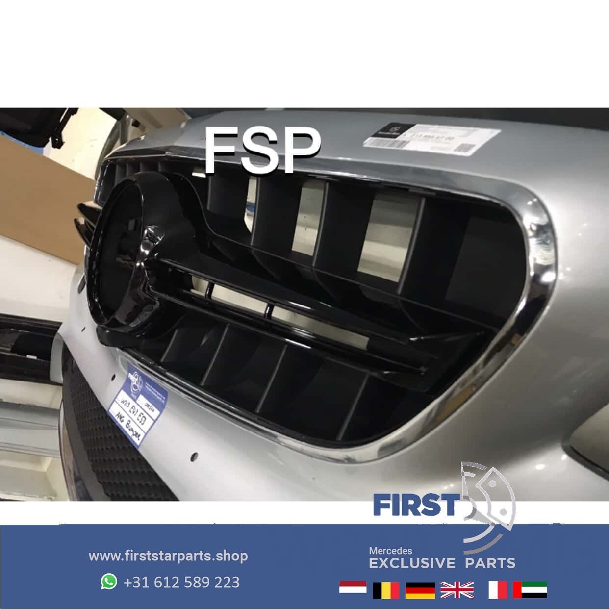 W213 E43 E53 AMG LINE VOORBUMPER COMPLEET Mercedes E Klasse, Gebruikt, -, Voor, Ophalen of Verzenden