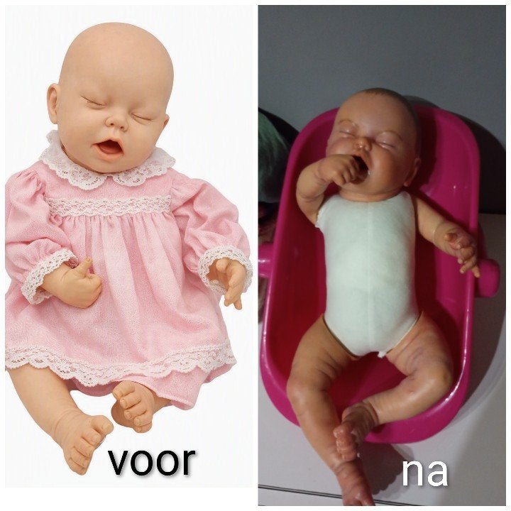 Bejusa reborn pop – een klein winterwondertje, Ophalen, Zo goed als nieuw, Pop, Levensecht of Reborn