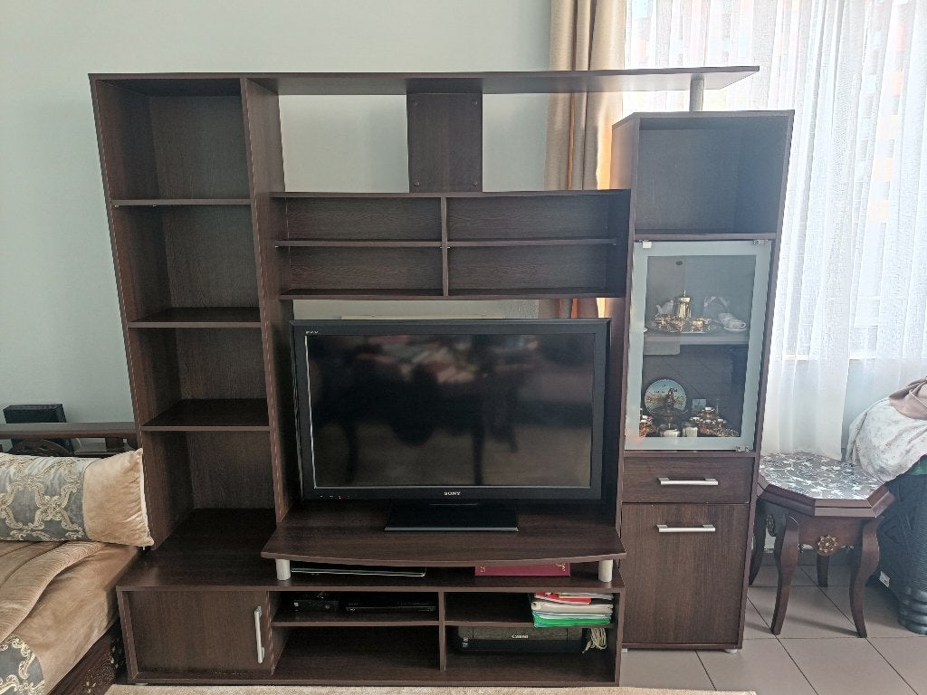 Meuble TV couleur marron, 25 à 50 cm, 150 à 200 cm, Enlèvement, Utilisé