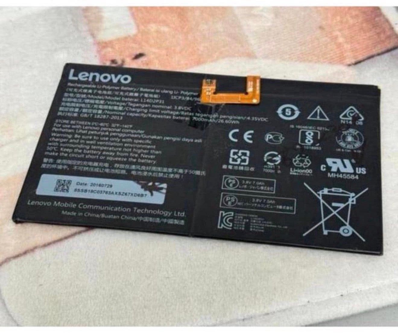 Originele L14D2P31 accu Lenovo TAB2 A10-30 A10-70 A10 NIEUW, Computers en Software, Ophalen of Verzenden, Nieuw