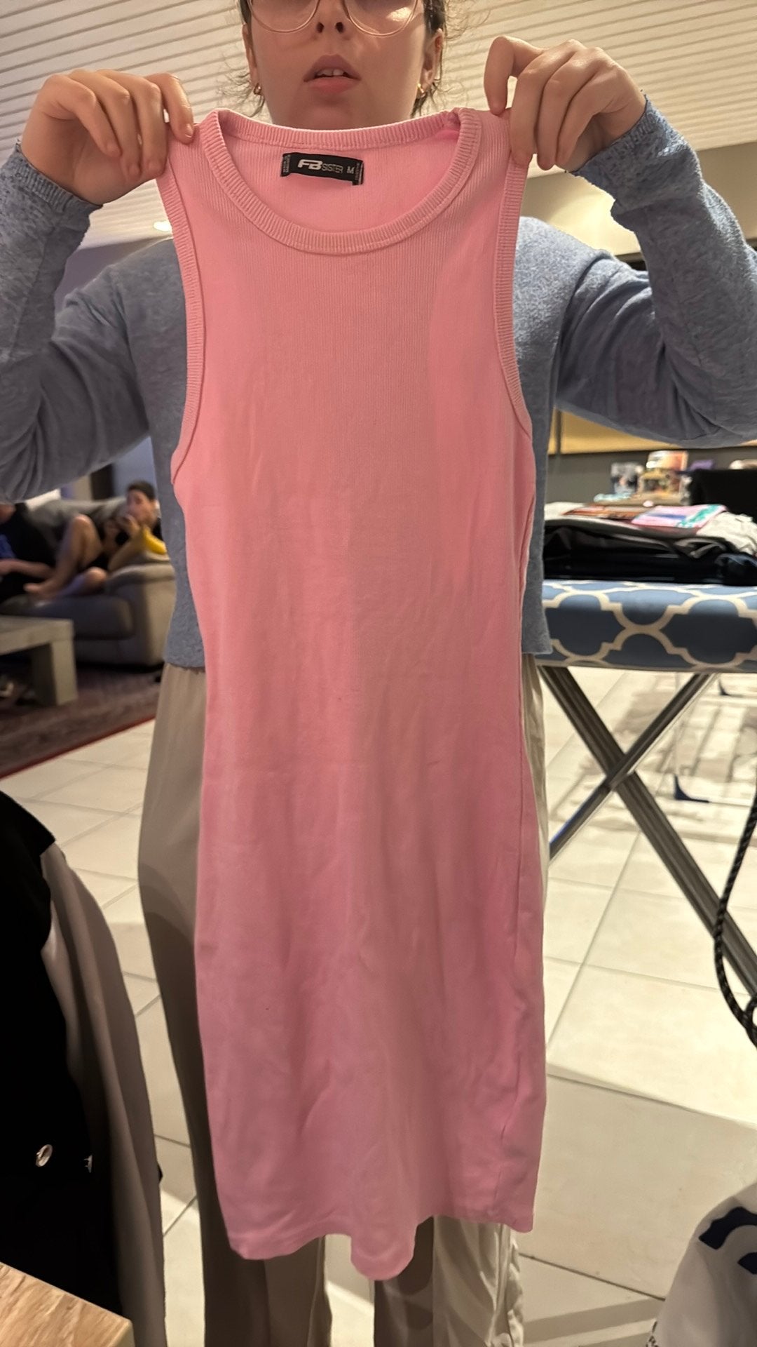 Kleedje, Kleding | Dames, Nieuw, Knielengte, Roze, Ophalen