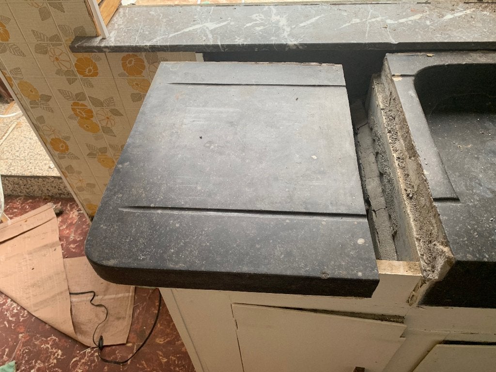 Natuursteen wasbak, Ophalen, Gebruikt, Hardsteen, Overige typen