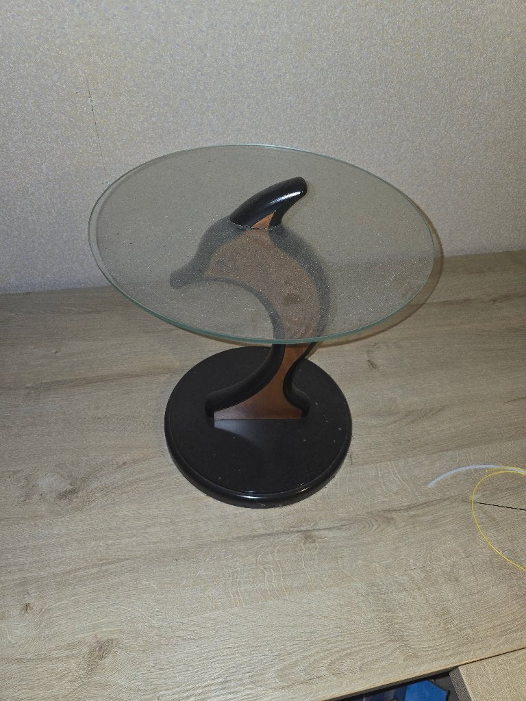 Bijzet tafeltje, Rond, Moins de 55 cm, Enlèvement, Bois