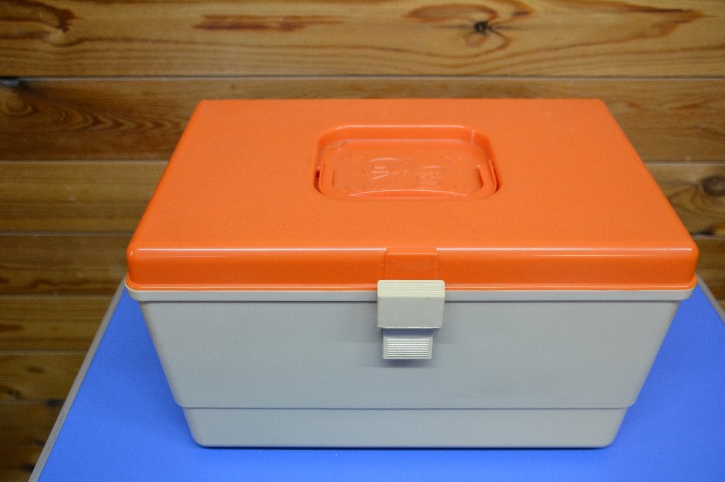 vintage naaikoffer, Hobby en Vrije tijd, Naaien en Fournituren, Ophalen of Verzenden, Zo goed als nieuw, Overige typen