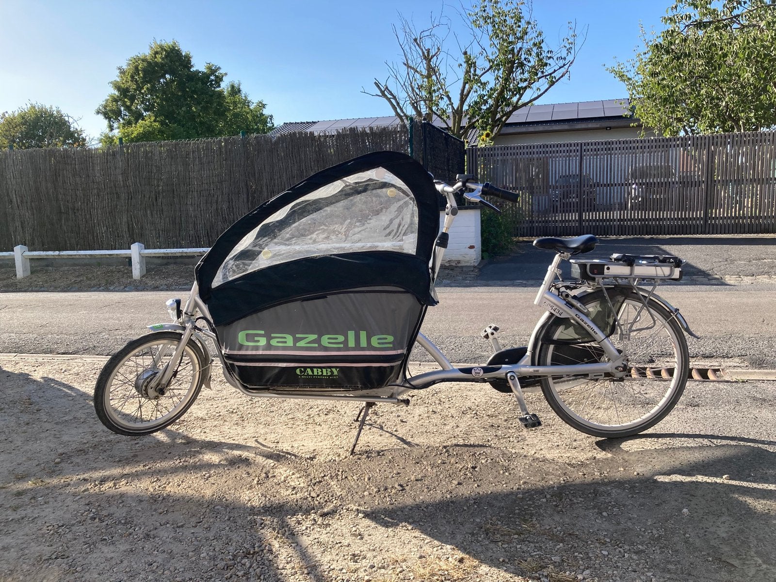Elektrische bakfiets Gazelle, Frein à tambour, Électrique, Enlèvement, Utilisé