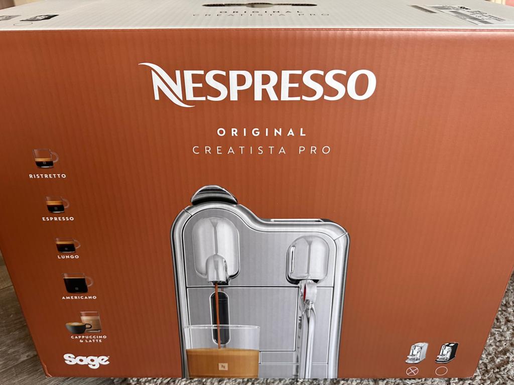 Nespresso Creatista Pro Nouveau, Electroménager, Neuf, Machine à espresso, Réservoir d'eau amovible, Dosettes et capsules de café