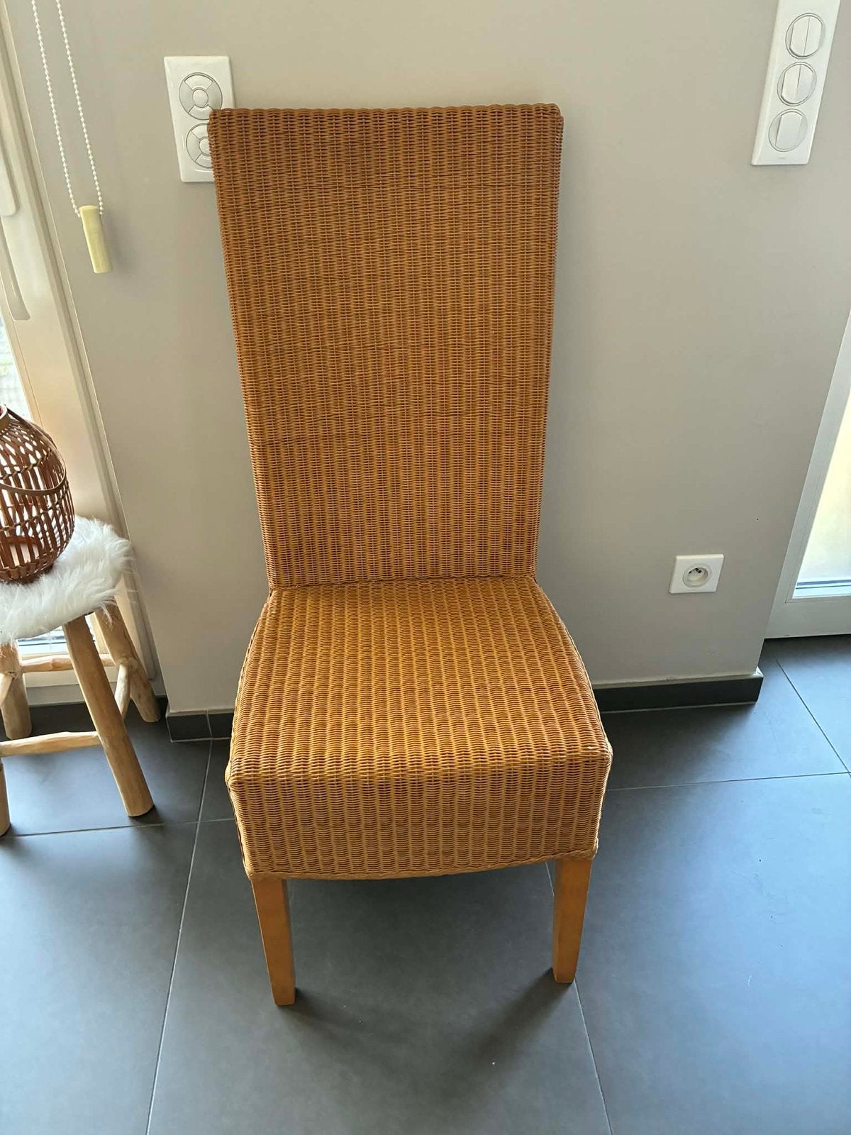 Stoelen, Ophalen, Bruin, Riet of Rotan, Zo goed als nieuw