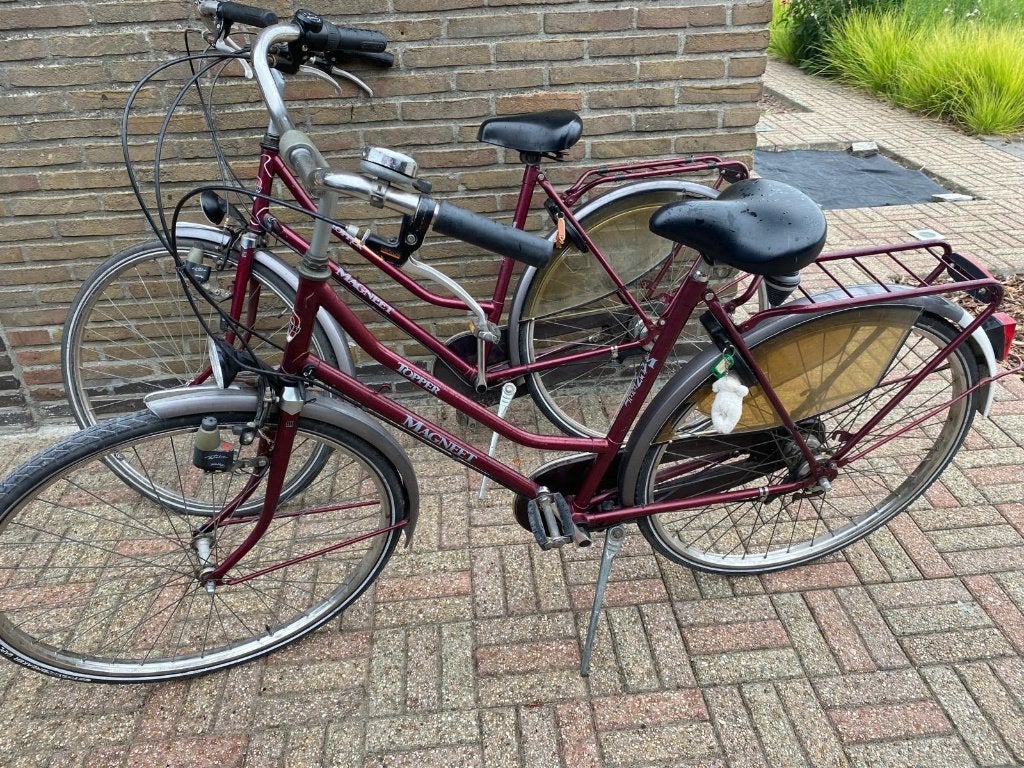 damesfiets Topper Magneet, Fietsen en Brommers, Ophalen, Gebruikt, Overige merken, (Extra) lage instap