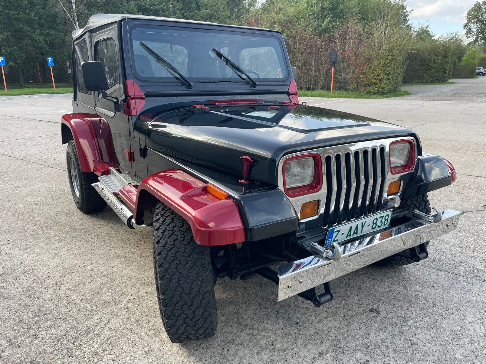 Wrangler Cabrio 4.2  6 cyl. ANCEITRE!!!!!!, Autos, Cuir, Achat, 82 kW, 2 places