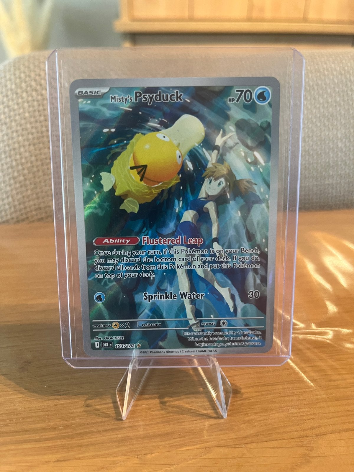 Pokemon Misty’s psyduck 193/182, Ophalen, Zo goed als nieuw