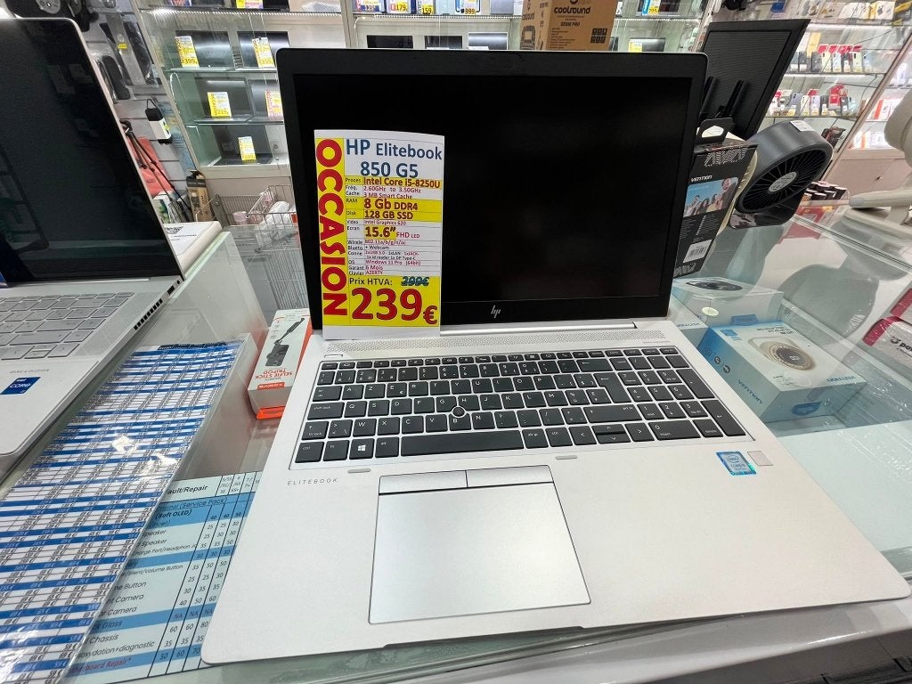 HP EliteBook 850 G5, Ophalen, Hp, Met videokaart, 2 tot 3 Ghz