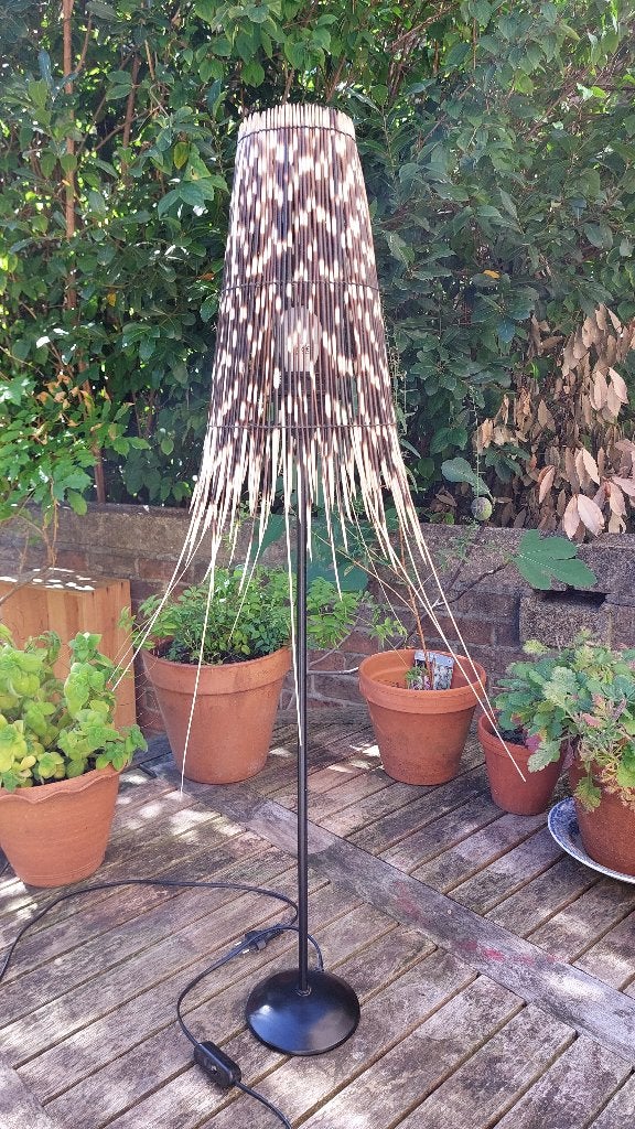 Lampe stylo en porc-épic faite à la main, Lampe d'ambiance, Matériau naturel, Minimaliste, Autres couleurs