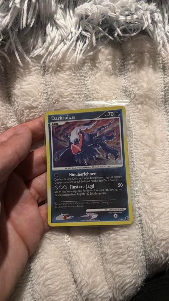 Darkrai holo 3/106, Hobby en Vrije tijd, Verzamelkaartspellen | Pokémon, Ophalen of Verzenden, Zo goed als nieuw