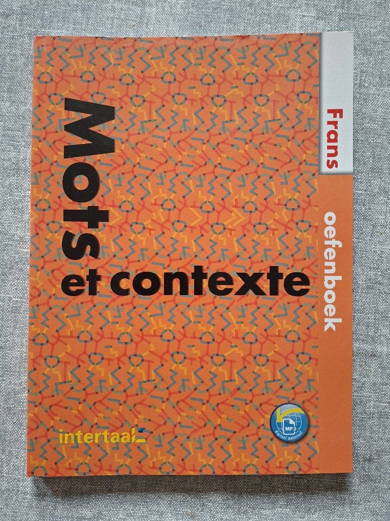 Schoolboek: Mots et contexte oefenboek Frans, Boeken, Ophalen of Verzenden, Zo goed als nieuw, Frans