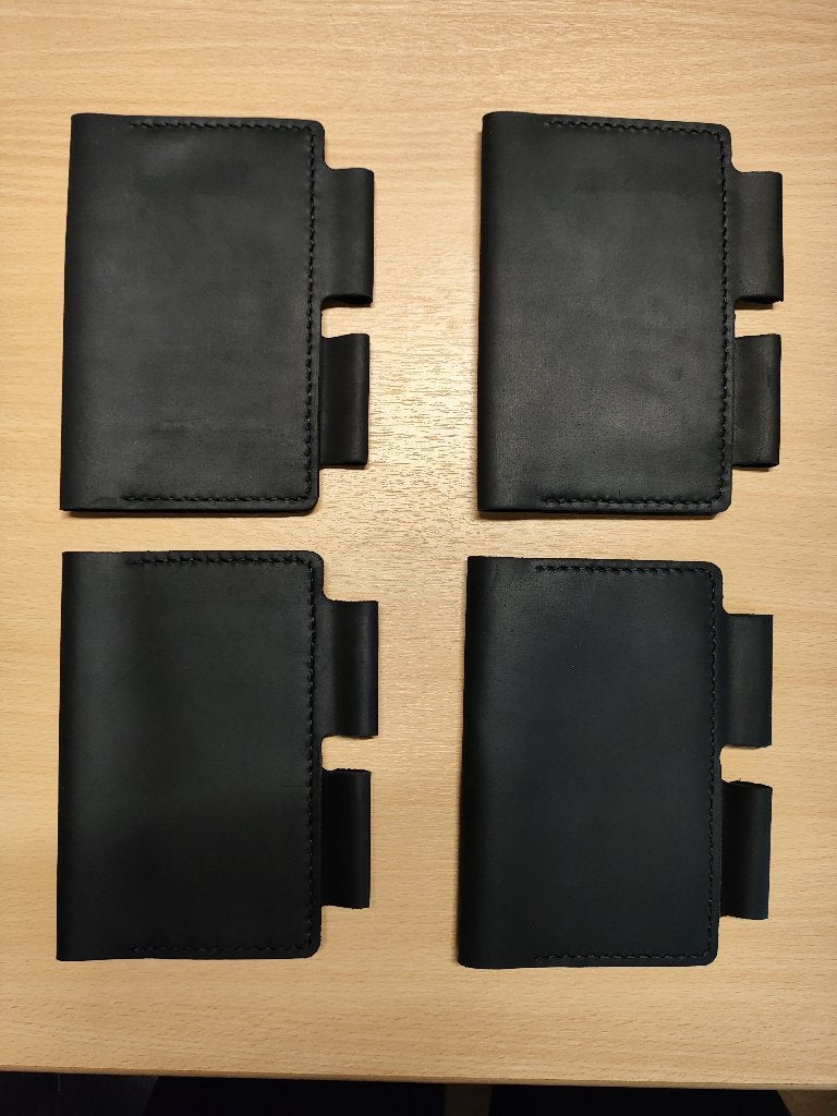 Lederen notitieboekhoesjes voor Moleskine  9x14cm (4 stuks), Divers, Enlèvement ou Envoi, Neuf
