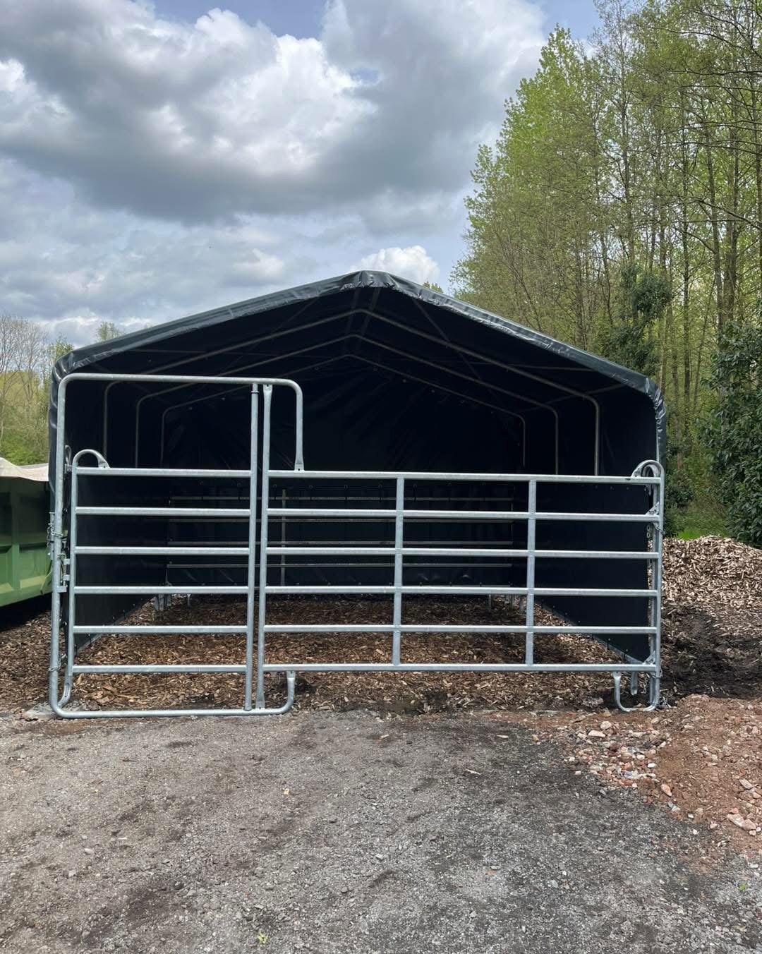 Verplaatsebare schuilstal