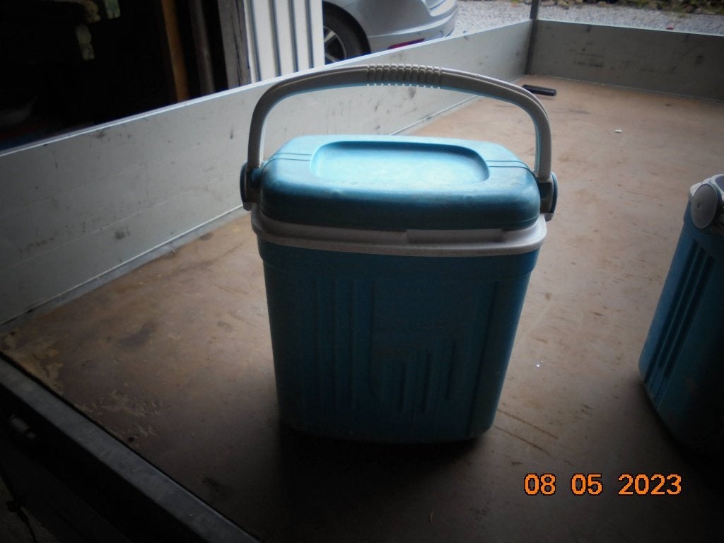 frigo box, Caravanes & Camping, Enlèvement, Utilisé, Glacières, Élément de refroidissement