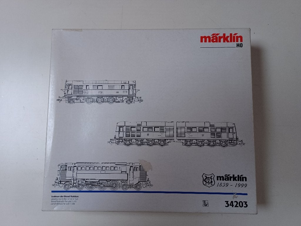 MARKLIN coffret 3 locomotives diesel 34203, Courant alternatif, Comme neuf, Locomotive, Märklin