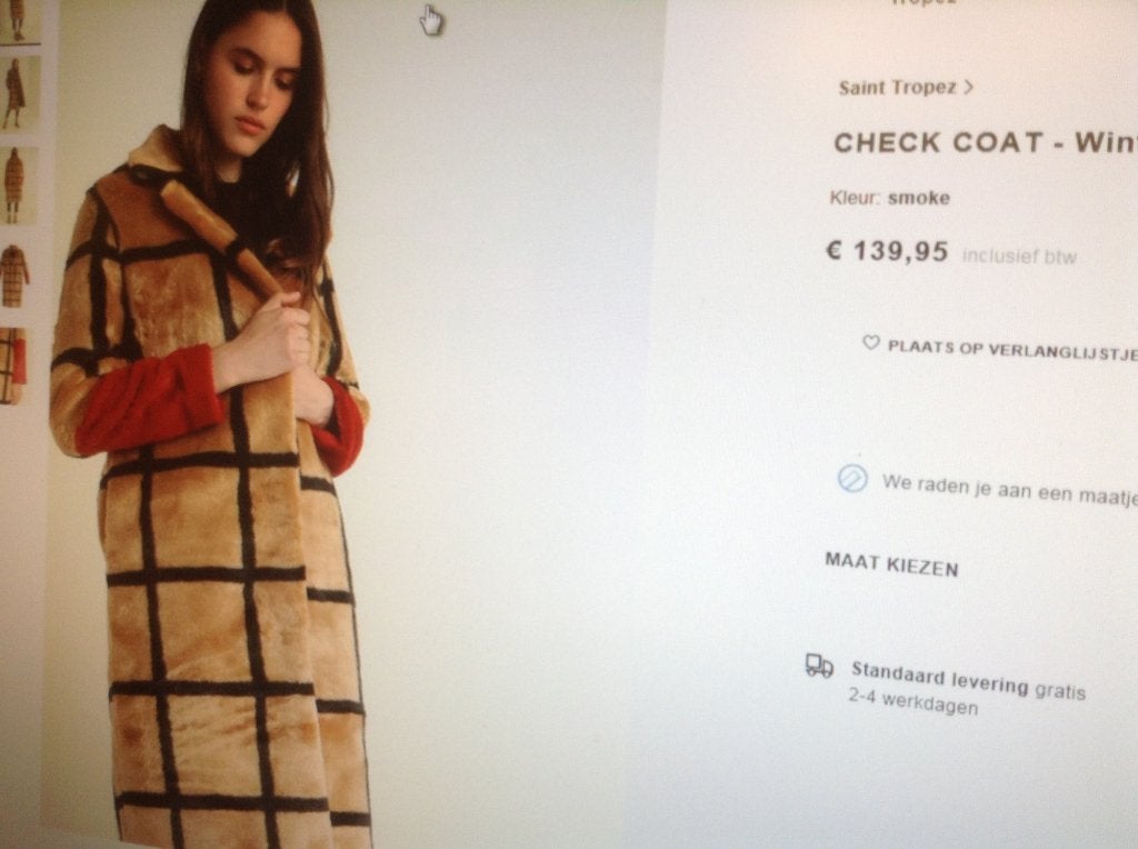 Winterjas, Kleding | Dames, Jassen | Winter, Ophalen of Verzenden, Zo goed als nieuw, Maat 42/44 (L), Bruin