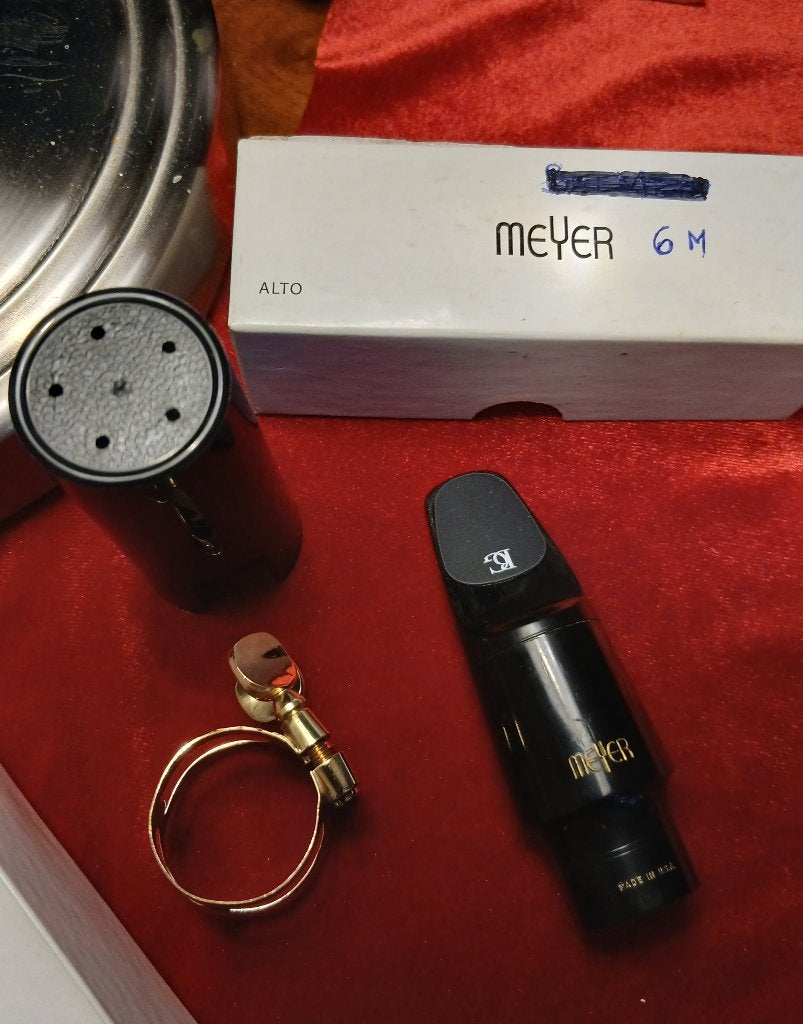 Bec Meyer medium 6  Saxo Alto, Muziek en Instrumenten, Ophalen of Verzenden, Gebruikt