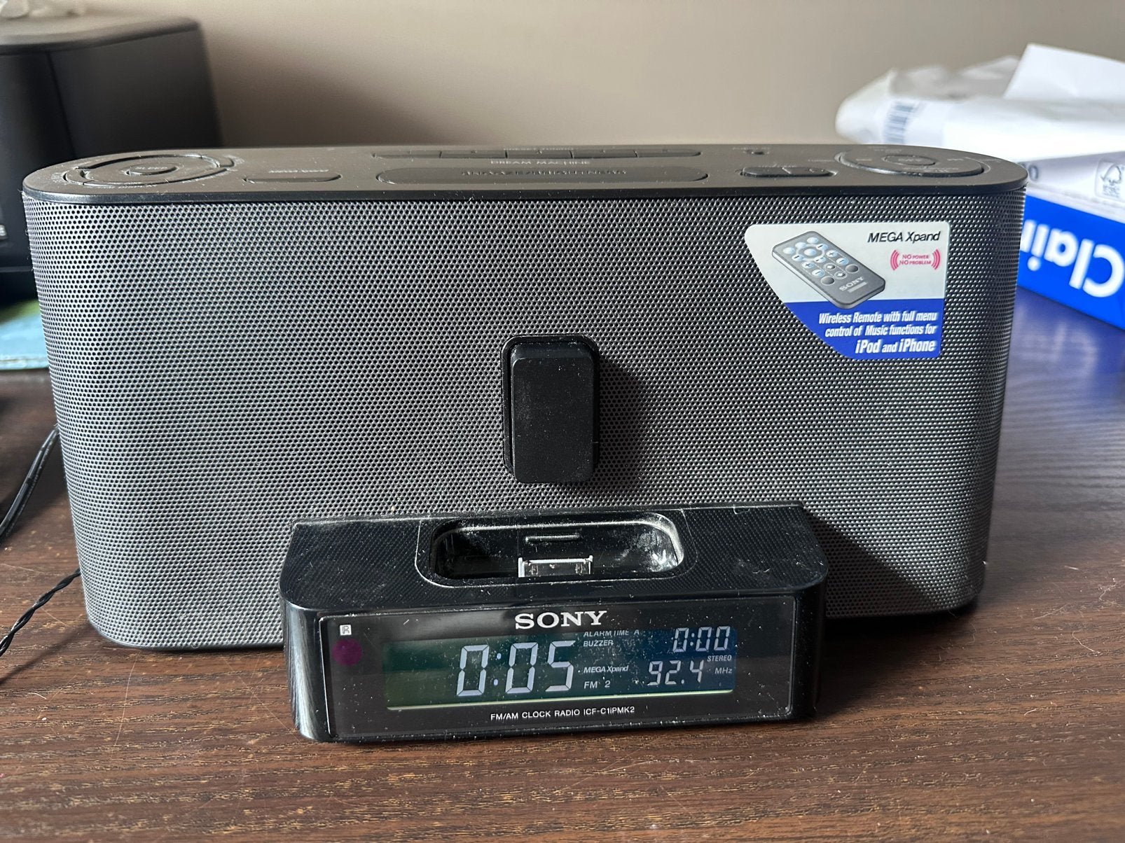 Clock radio SONY, Ophalen, Zo goed als nieuw, Radio