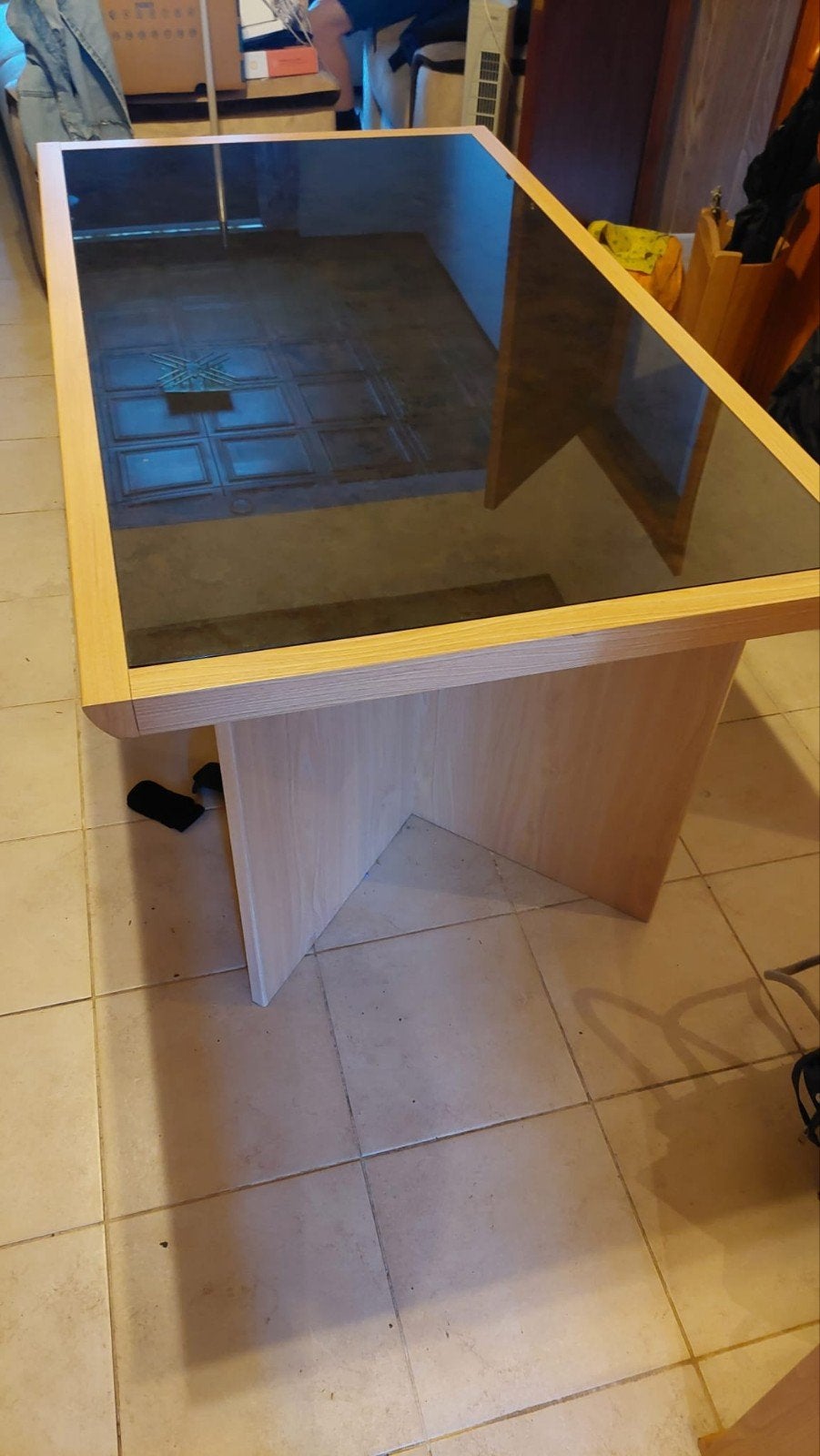 eettafel, Huis en Inrichting, Ophalen, Gebruikt, 50 tot 100 cm, 150 tot 200 cm