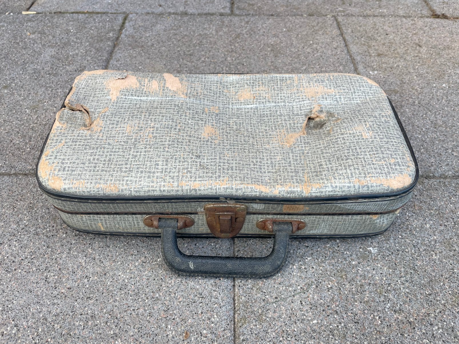 Oude petanque set in koffertje, Ophalen