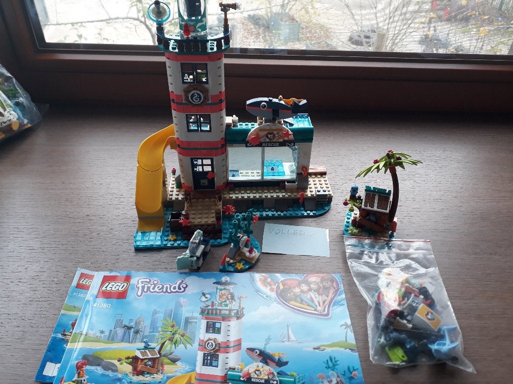 Lego Friends 41380 – reddingscentrum in de vuurtoren, Lego, Friends, Ophalen of Verzenden, Zo goed als nieuw