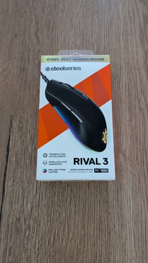 Steelseries Rival 3, Muis, Gaming muis, Ophalen of Verzenden, Zo goed als nieuw
